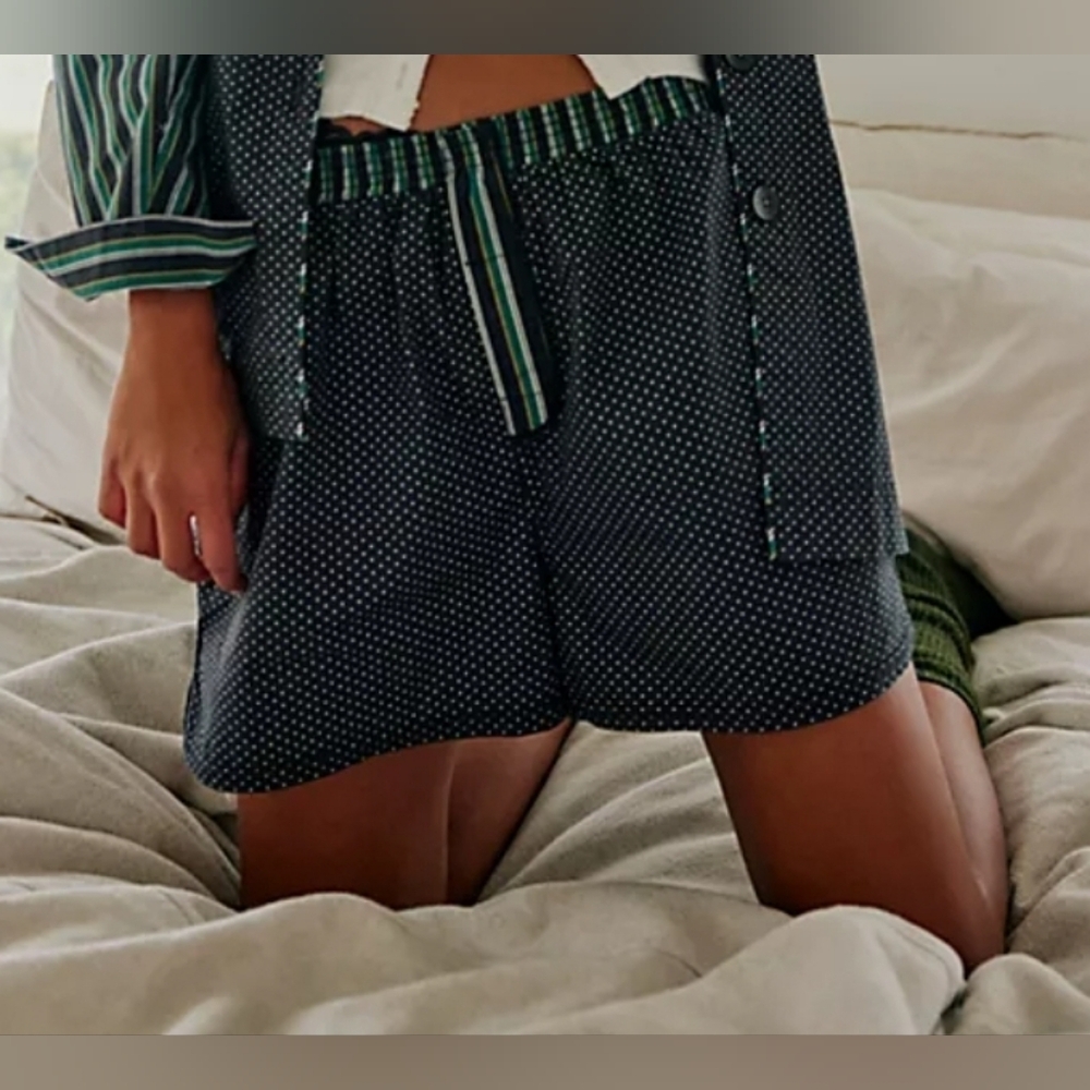 Free People Milk + Cookies Boxer/Graphite Combo